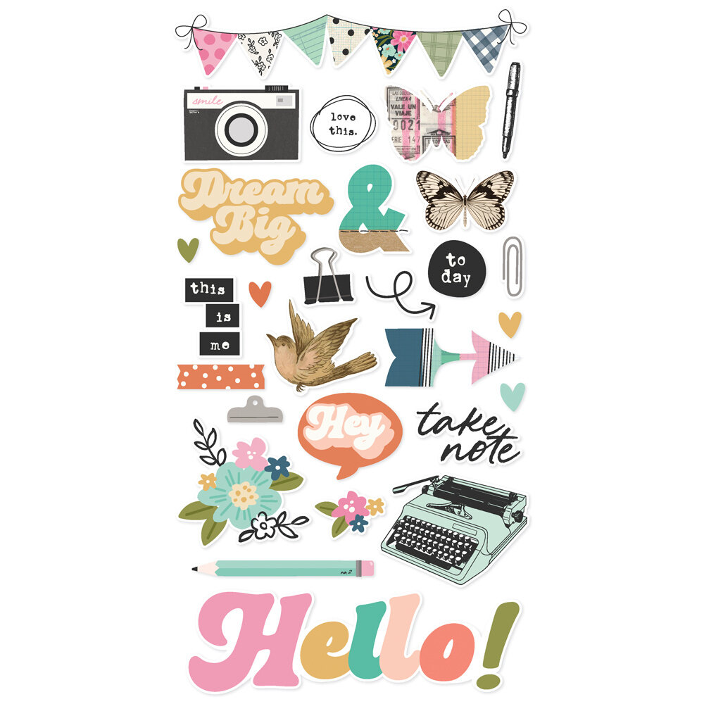 Simple Stories Take Note 6x12 Inch Chipboard (25917)