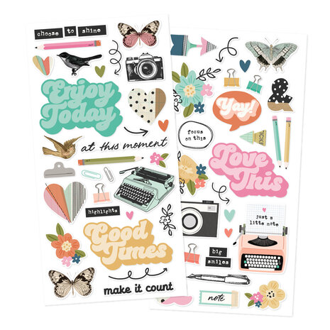 Simple Stories Take Note Foam Stickers (25923)