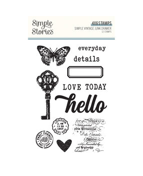 Simple Stories Simple Vintage Junk Drawer Stamps (26023) Simple Stories Simple Vintage Junk Drawer Stamps (26023)
