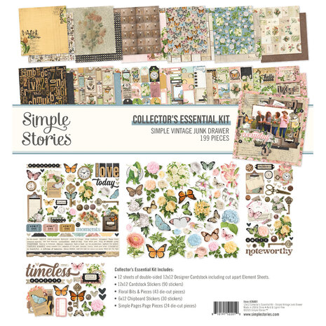 Simple Stories Simple Vintage Junk Drawer Collectors Essentials Kit (26001) Simple Stories Simple Vintage Junk Drawer Collectors Essentials Kit (26001)