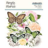 Simple Stories Simple Vintage Junk Drawer Floral Bits & Pieces (26026)