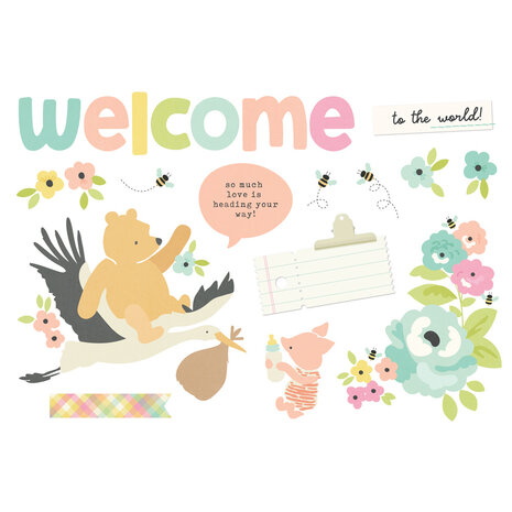 Simple Stories Say Cheese Classic Pooh Baby Simple Pages Pieces (25835)