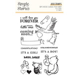 Simple Stories Say Cheese Classic Pooh Baby Stamps Hello Baby (25824)