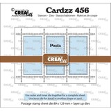Crealies Cardzz Stansen Rechthoekig Postzegelvel Paula met 3 Rechthoeken (CLCZ456)