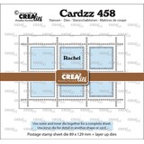 Crealies Cardzz Stansen Rechthoekig Postzegelvel Rachel met 6 Rechthoeken (CLCZ458)