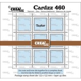 Crealies Cardzz Stansen Vierkant Postzegelvel Taylor met 9 Vierkanten (CLCZ460)