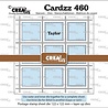 Crealies Cardzz Stansen Vierkant Postzegelvel Taylor met 9 Vierkanten (CLCZ460)