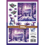 Crealies Cutting Sheets Papier Knipvel Winter A (8pcs) (CLSVP001)