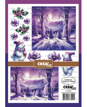 Crealies Cutting Sheet Winter A (8pcs) (CLSVP001)