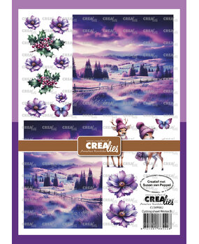 Crealies Cutting Sheet Winter B (8pcs) (CLSVP002)