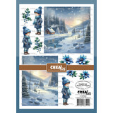 Crealies Cutting Sheets Papier Knipvel Winter D (8pcs) (CLSVP004)