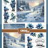 Crealies Cutting Sheet Winter D (8pcs) (CLSVP004)