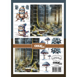 Crealies Cutting Sheets Papier Knipvel Winter E (8pcs) (CLSVP005)