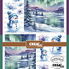 Crealies Cutting Sheets Papier Knipvel Winter H (8pcs) (CLSVP008)