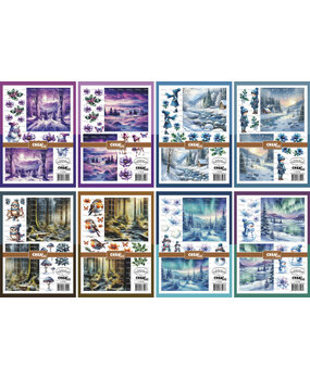 Crealies Bundel Cutting Sheet Winter A-H (8pcs) (CLSVP901)
