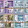 Crealies Bundel Cutting Sheet Winter A-H (8pcs) (CLSVP901)