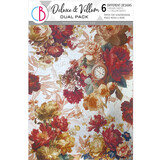 Ciao Bella Book Lovers A4 Deluxe Paper Silver & Vellum Dual Pack Mixed (6pcs) (CBX004)