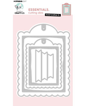 Creative Craftlab Ticket Scallop XL Essentials Cutting Die (CCL-ES-CD1069)