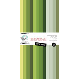 Creative Craftlab All Greens Essentials Unicolor Paper Pad (CCL-ES-UPP406)