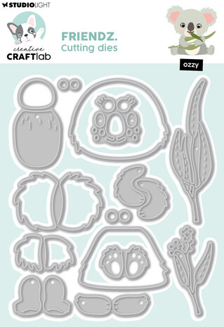 Creative Craftlab Friendz Cutting Die Ozzy (CCL-FR-CD1070) Creative Craftlab Friendz Cutting Die Ozzy (CCL-FR-CD1070)