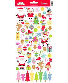 Doodlebug Design Oh What Fun Icons Stickers (8985)