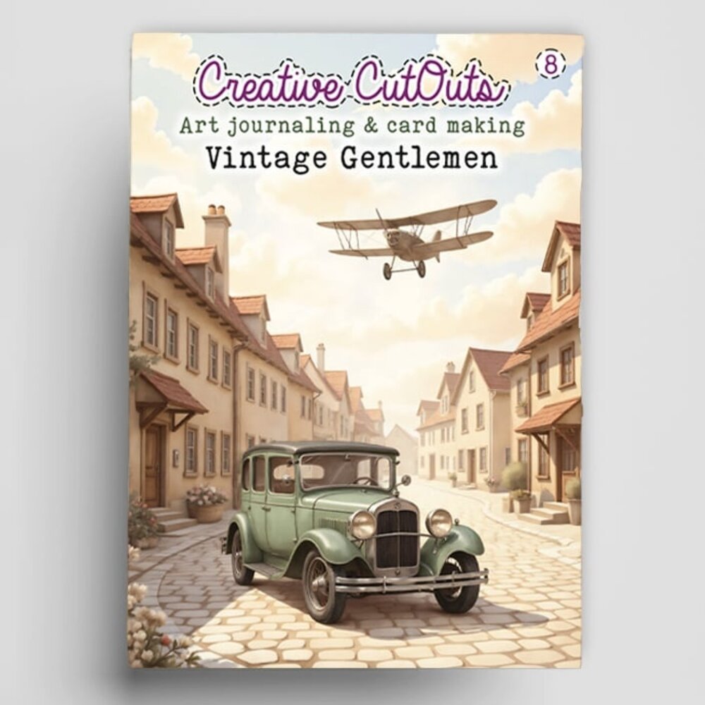 Vintage Gentlemen Book Creative CutOuts (CCOBOEK-008) - Craftlines B.V.