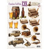 Creatief Art Vintage Gentlemen 01 Creative CutOuts (CCO-029)