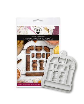 Katy Sue Designs Cosmic Shimmer Silicone Mould Petite Pipeworks (CE0150-CS)