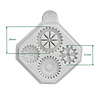 Katy Sue Designs Cosmic Shimmer Silicone Mould Mini Cogs & Gears (CE0152-CS)