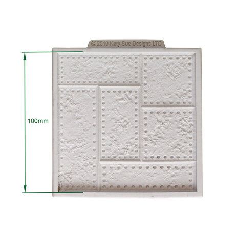 Katy Sue Designs Cosmic Shimmer Silicone Mould Riveted Metal Plate (DM0053-CS)