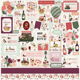 Carta Bella Wine 12x12 Inch Element Sticker (CBW479014)