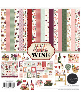 Carta Bella Wine 12x12 Inch Collection Kit (CBW479016) Carta Bella Wine 12x12 Inch Collection Kit (CBW479016)