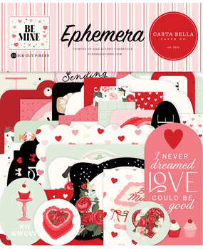 Carta Bella Be Mine Ephemera (CBBM477024)
