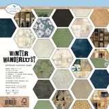 Elizabeth Craft Designs Winter Wanderlust 12x12 Inch Patterned Cardstock Paper (C038)