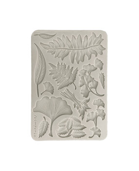 Stamperia Herbarium Silvae A5 Silicon Mould Botanical Leaf Collection (KACMA597)