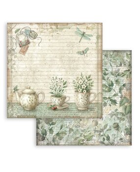 Stamperia Herbarium Silvae 12x12 Inch Paper Sheet Teacup (10pcs) (SBB1113) Stamperia Herbarium Silvae 12x12 Inch Paper Sheet Teacup (10pcs) (SBB1113)