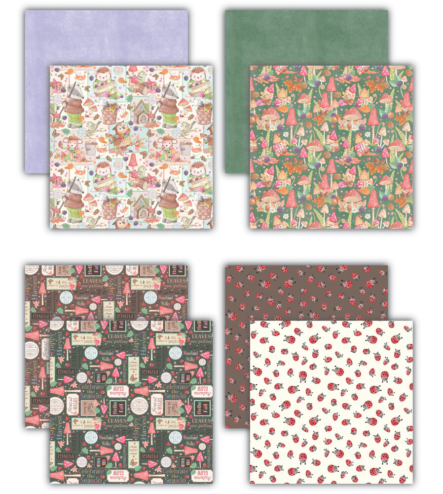 Craft Consortium Tales from Oak Wood 8x8 Inch Premium Paper Pad (CCLPAD001)