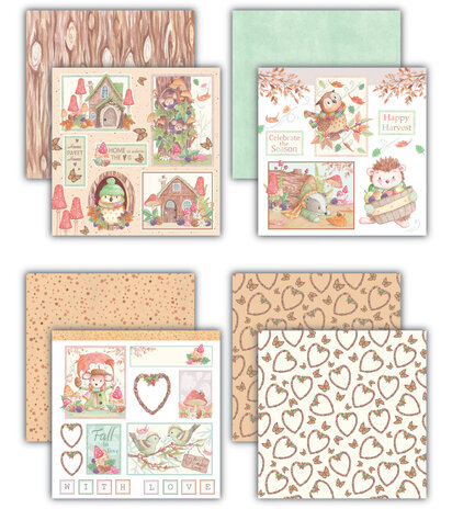 Craft Consortium Tales from Oak Wood 8x8 Inch Premium Paper Pad (CCLPAD001)