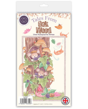 Craft Consortium Tales from Oak Wood A6 Photopolymer Stamp Set Mice Tree (CCLSTMP001)