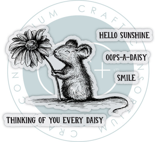 Craft Consortium Oliver's Adventures A6 Photopolymer Stamp Set Daisy (CCDWSTMP004)