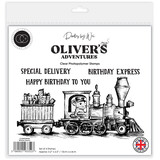 Craft Consortium Oliver's Adventures A6 Photopolymer Stamp Set Birthday Express (CCDWSTMP006)