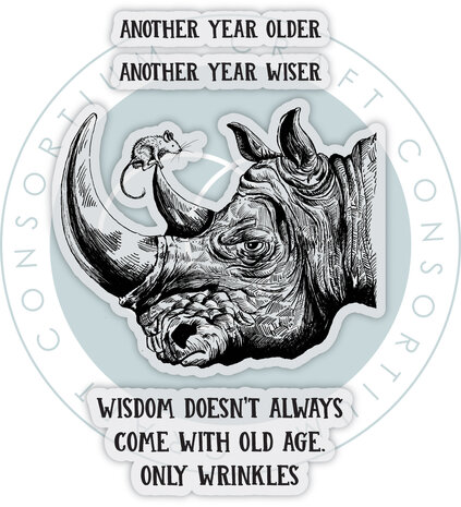 Craft Consortium Oliver's Adventures A6 Photopolymer Stamp Set Wisdom (CCDWSTMP007)