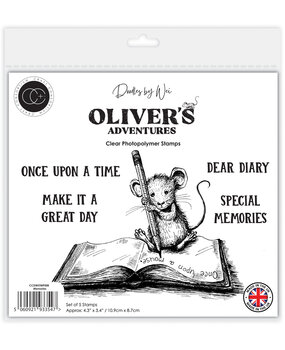 Craft Consortium Oliver's Adventures A6 Photopolymer Stamp Set Memories (CCDWSTMP008)