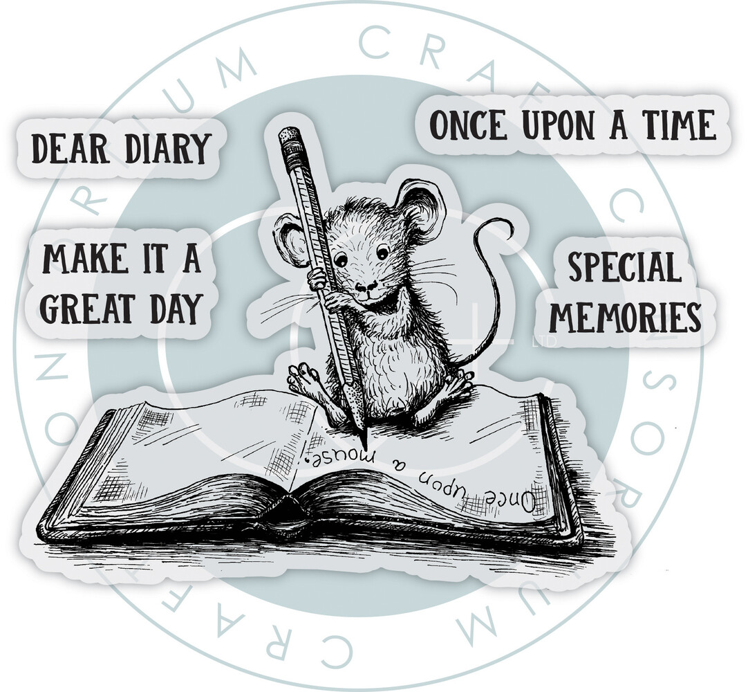Craft Consortium Oliver's Adventures A6 Photopolymer Stamp Set Memories (CCDWSTMP008)