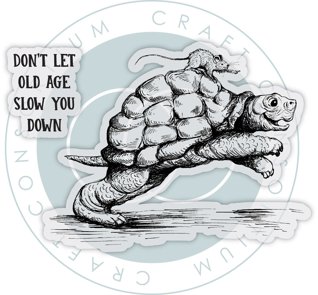 Craft Consortium Oliver's Adventures A6 Photopolymer Stamp Set Old Age (CCDWSTMP009)