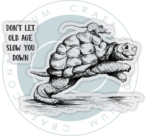 Craft Consortium Oliver's Adventures A6 Photopolymer Stamp Set Old Age (CCDWSTMP009)