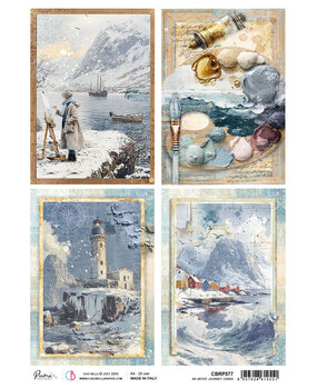 Ciao Bella An Artist Journey A4 Rice Paper An Artist Journey Cards (5pcs) (CBRP577)