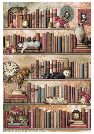 Ciao Bella Book Lovers A4 Rice Paper Mixed (4pcs) (CBRA007) Ciao Bella Book Lovers A4 Rice Paper Mixed (4pcs) (CBRA007)