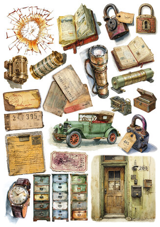 Ciao Bella The Last Mystery A5 Rice Paper Mixed (8pcs) (CBRS028)