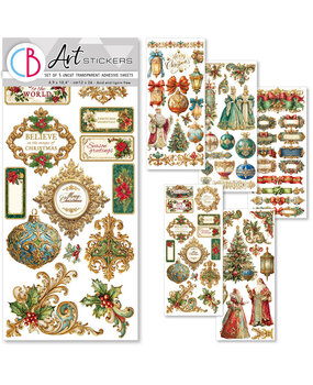 Ciao Bella Eternal Christmas Transparent Adhesive Sheets (5pcs) (CBI009) Ciao Bella Eternal Christmas Transparent Adhesive Sheets (5pcs) (CBI009)